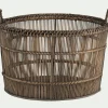 Panier en bambou tressé - naturel H31xL26cm