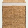Panier en jacinthe d'eau H60xL50cm - naturel