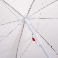 Parasol de plage - beige roucas (D180cm)