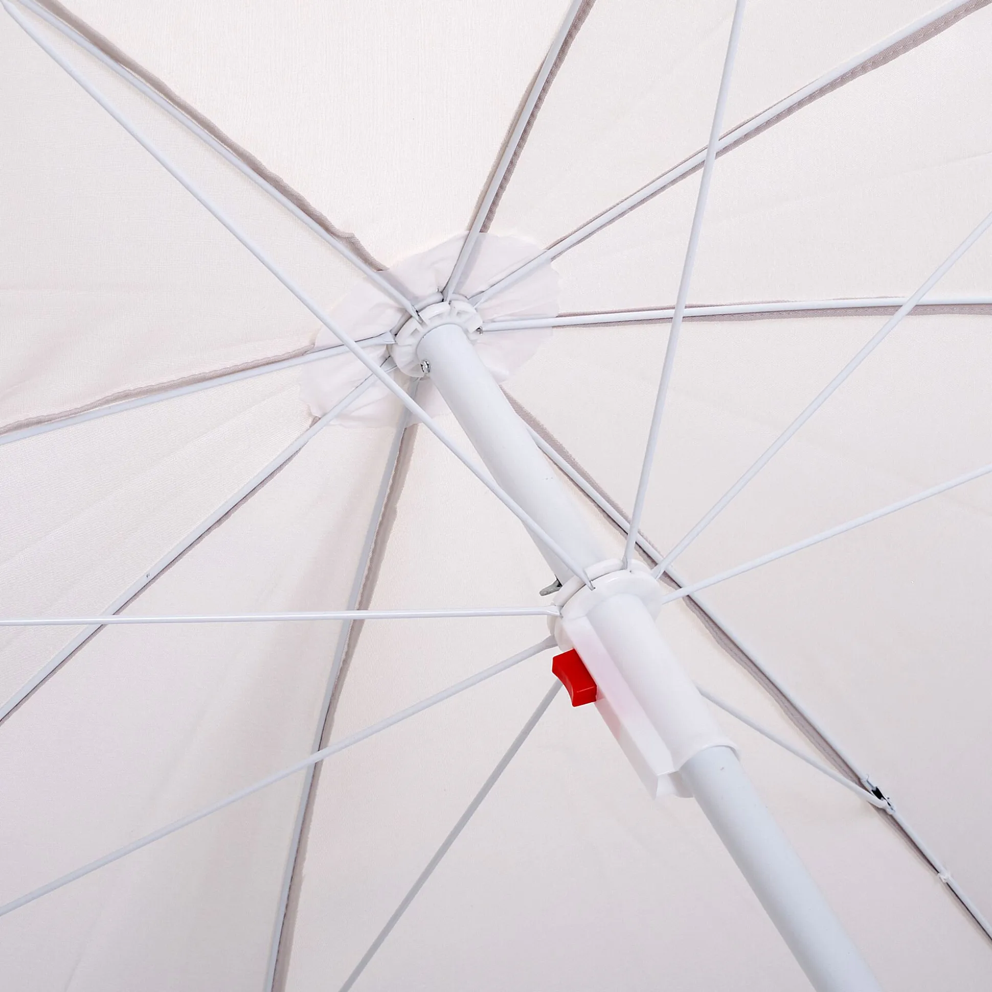 Parasol de plage - beige roucas (D180cm)