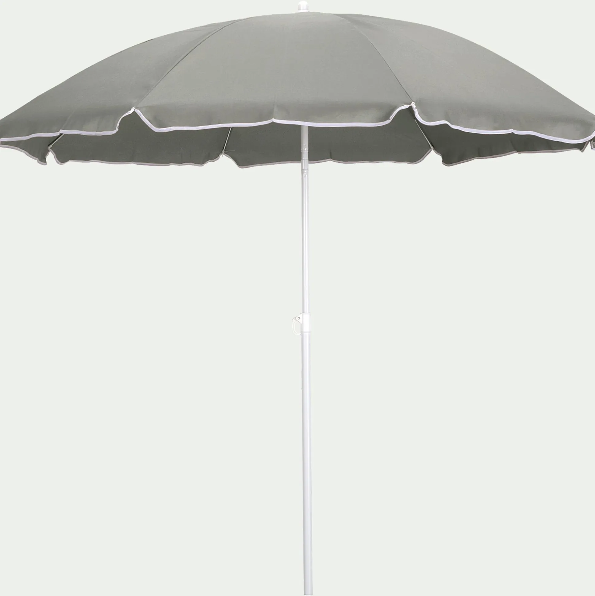Parasol de plage - vert olivier (D180cm)