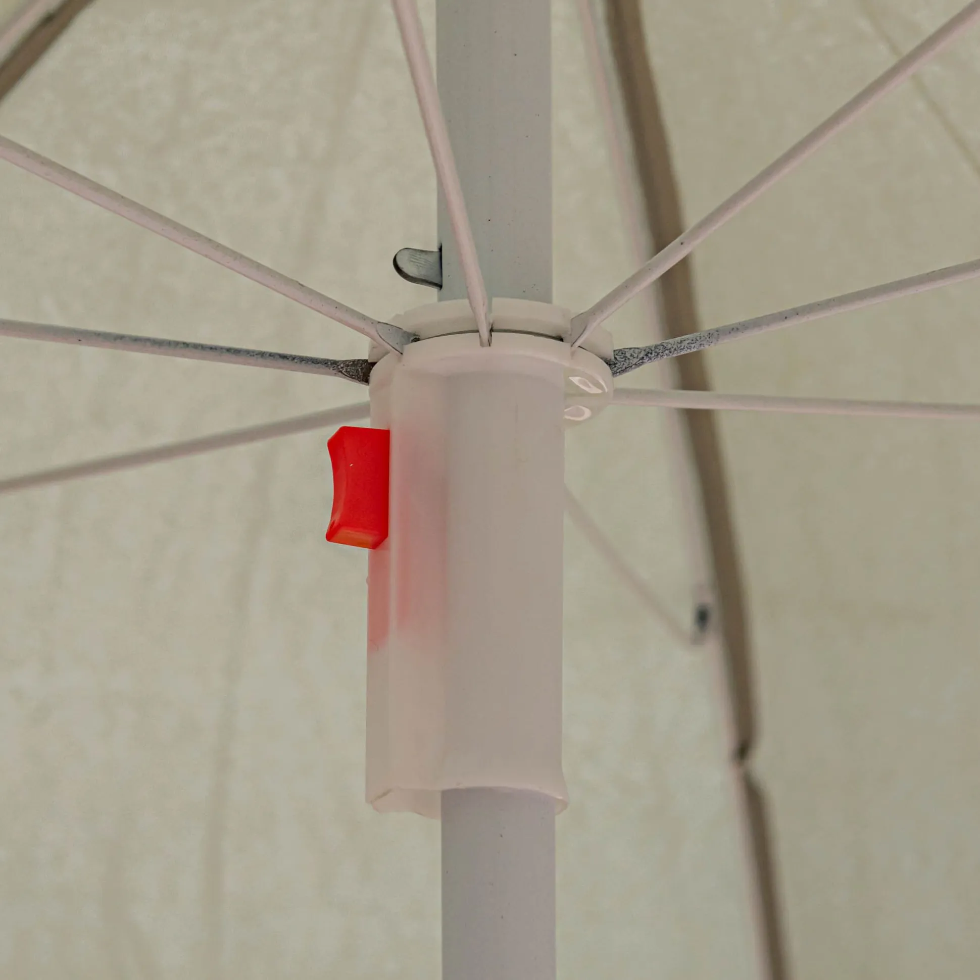 Parasol de plage - vert olivier (D180cm)