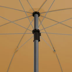 Parasol à franges D180cm - beige nèfle