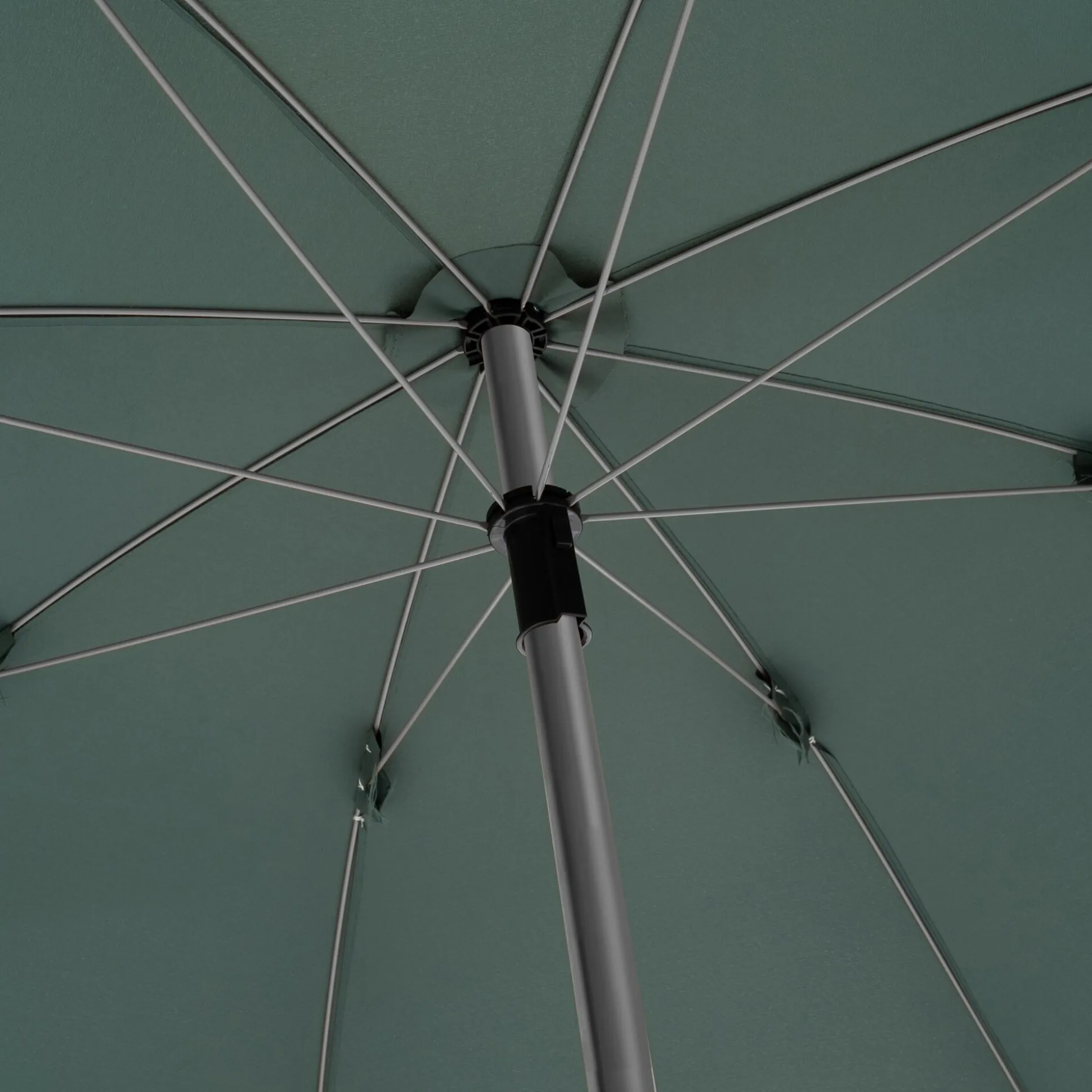 Parasol à franges D180cm - vert kaki