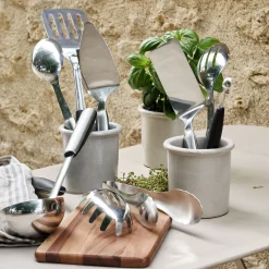 Pelle à tarte en inox - gris métallisé