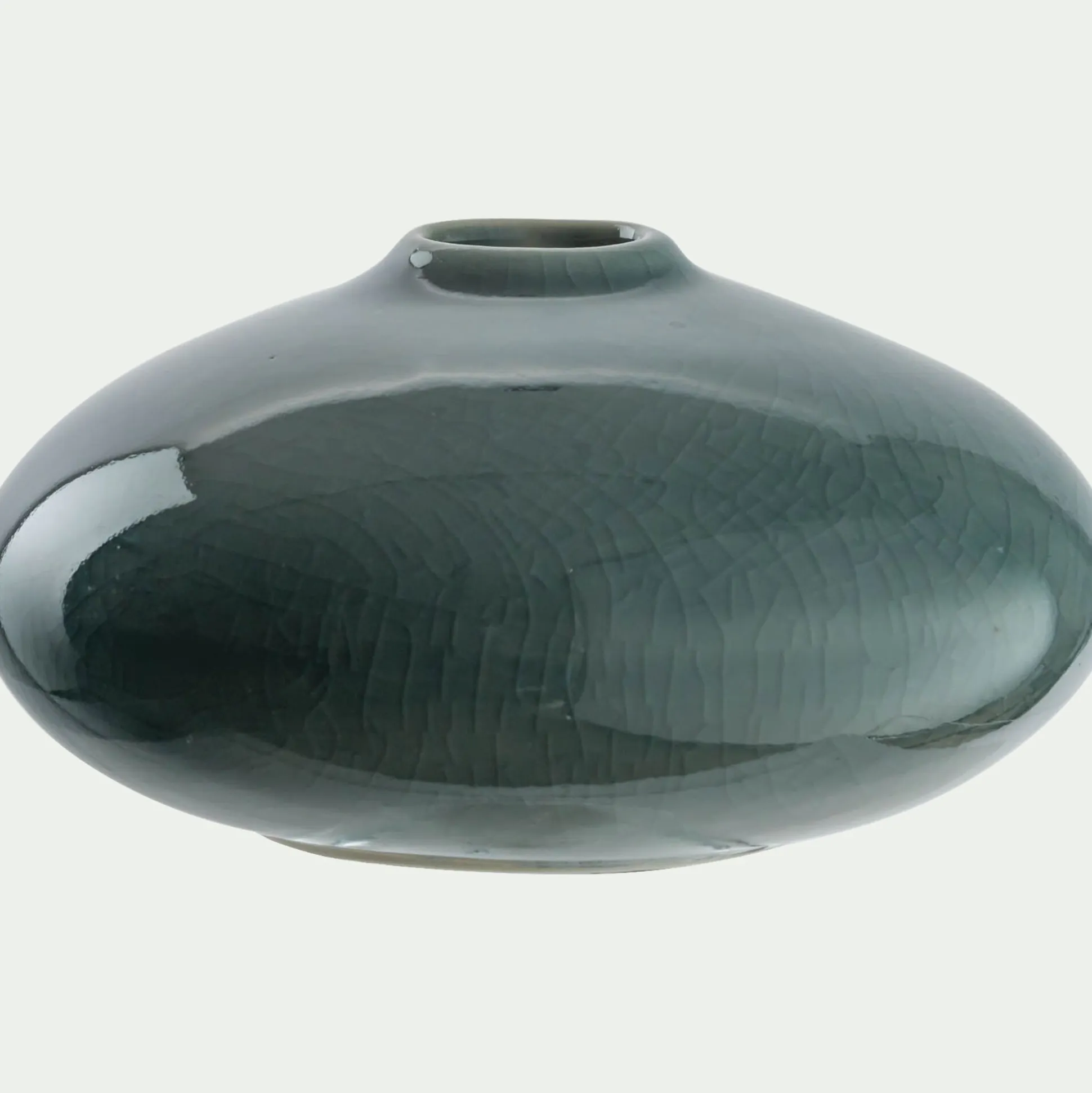 Petit vase en grès H6,5cm - bleu