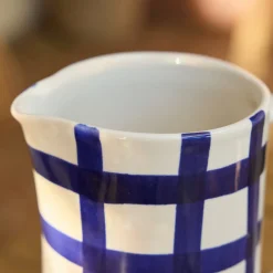 Pichet en grès 1L - bleu