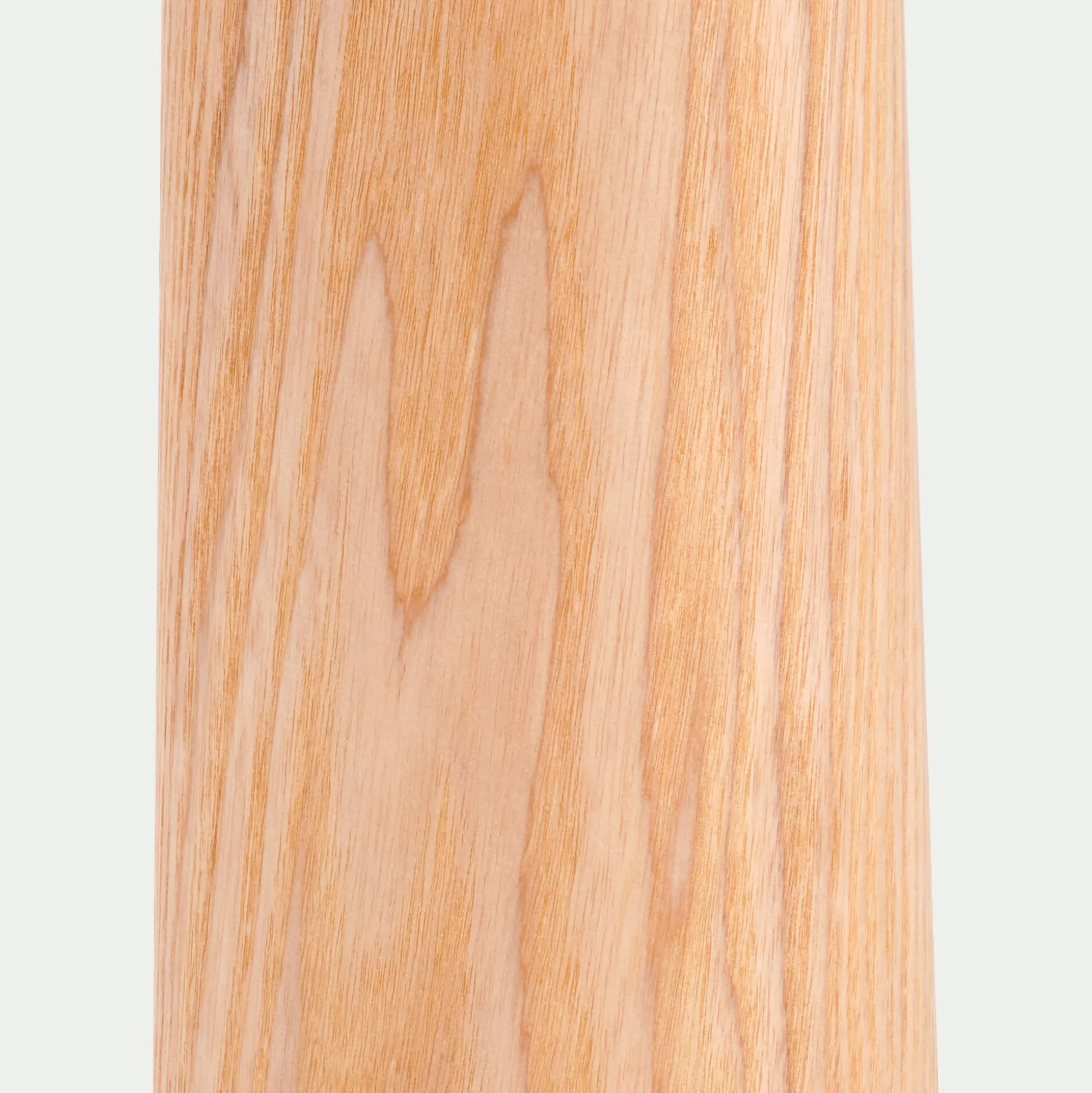 Pied de lampadaire en métal effet bois H157cm - bois clair