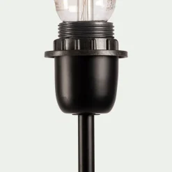 Pied de lampadaire en métal - H140cm noir