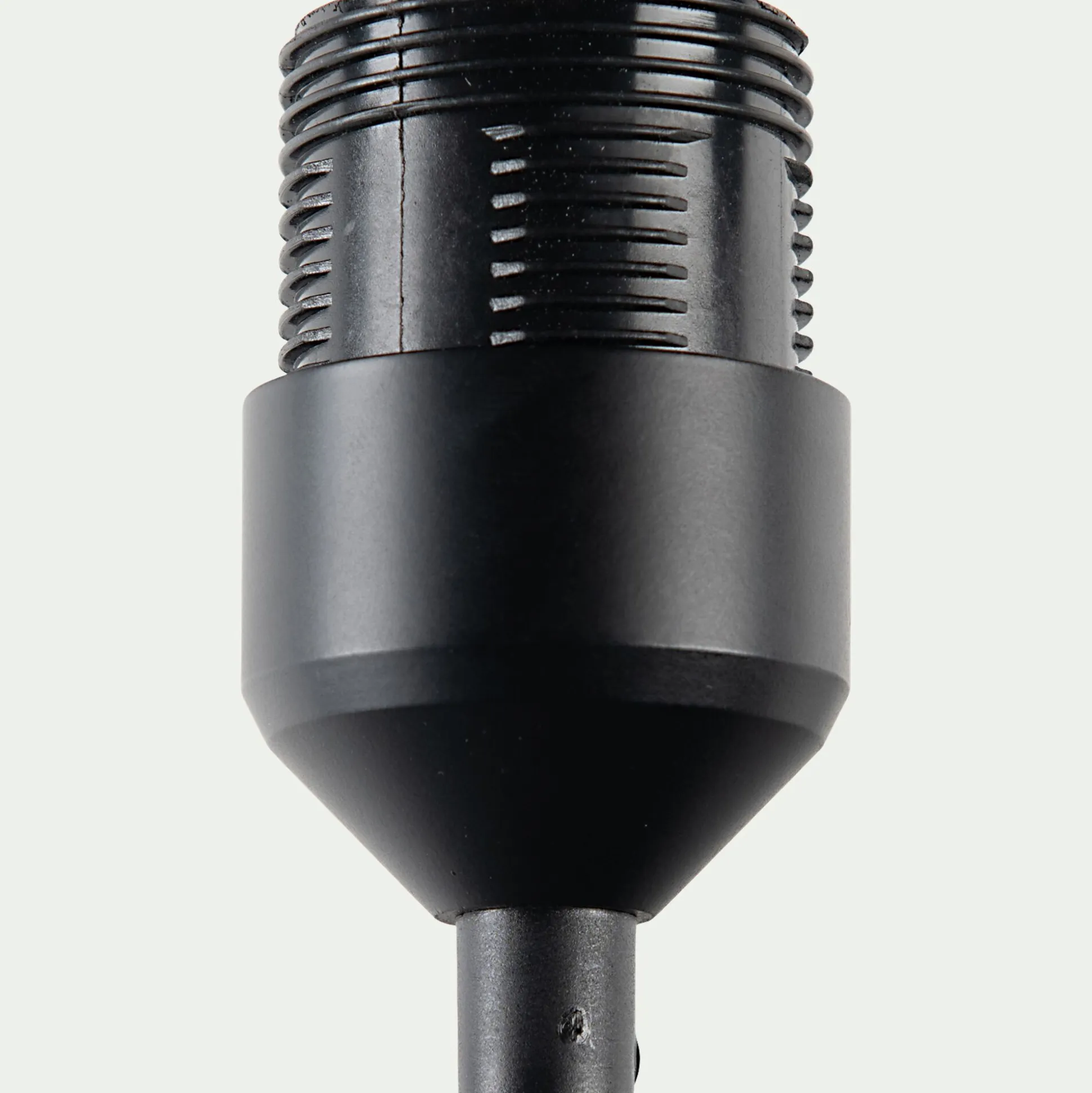 Pied de lampadaire en métal - noir H146cm