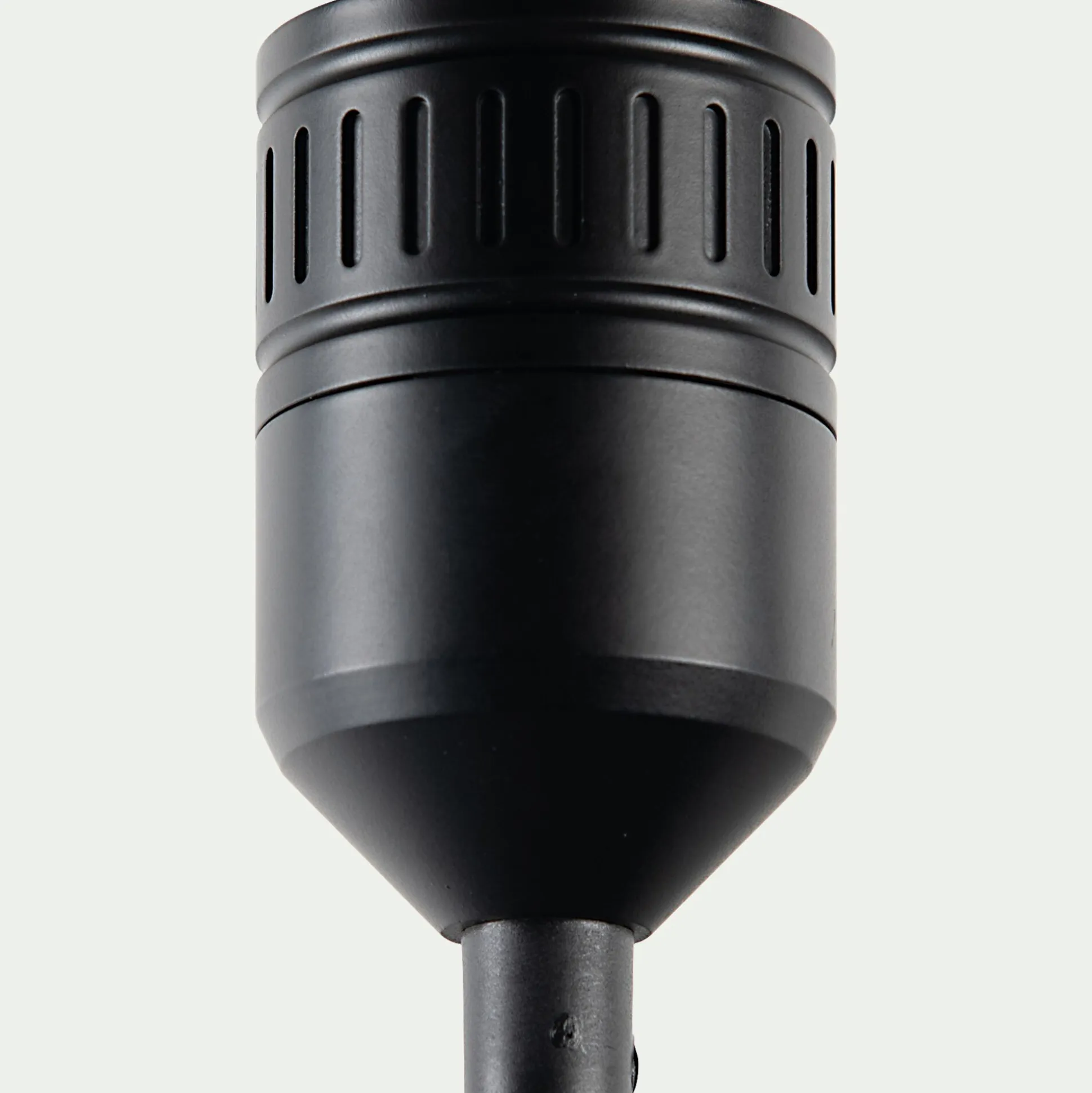 Pied de lampadaire en métal - noir H146cm