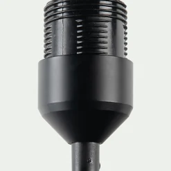 Pied de lampadaire en métal - noir H146cm