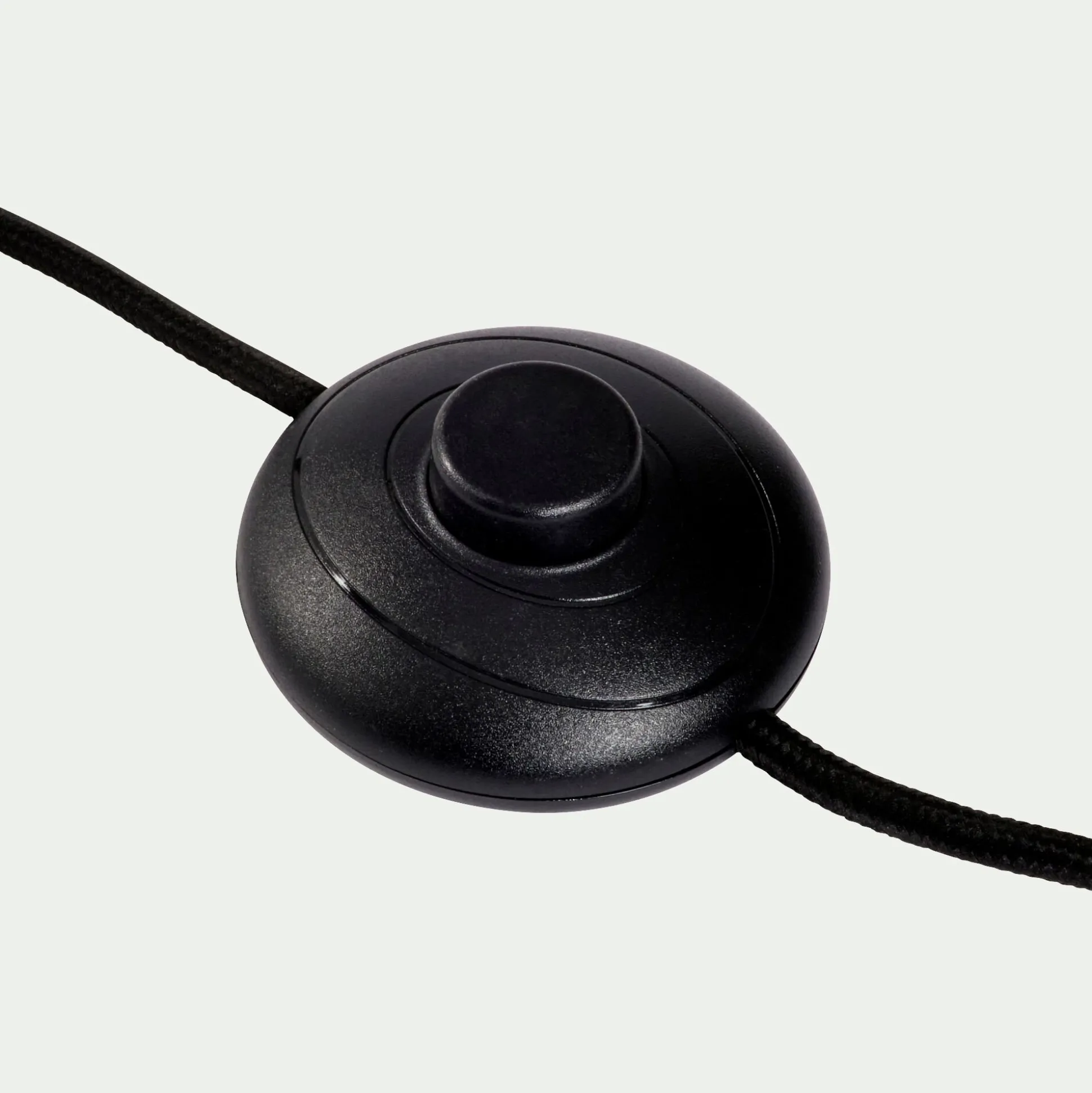 Pied de lampadaire électrifié en aluminium H162cm - noir