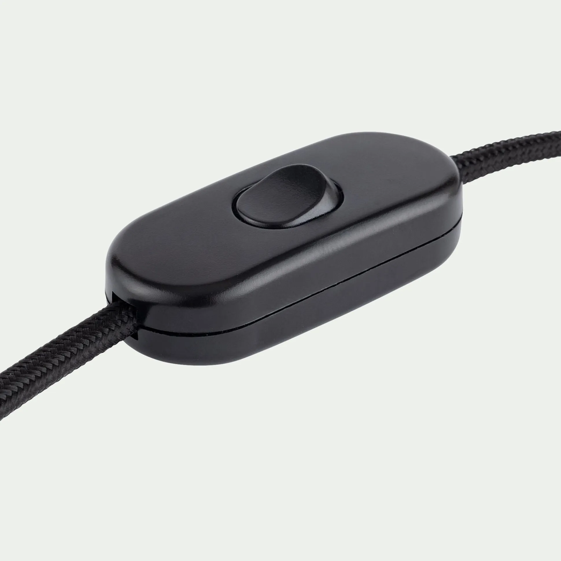 Pied de lampe électrifié en céramique D12cm - blanc