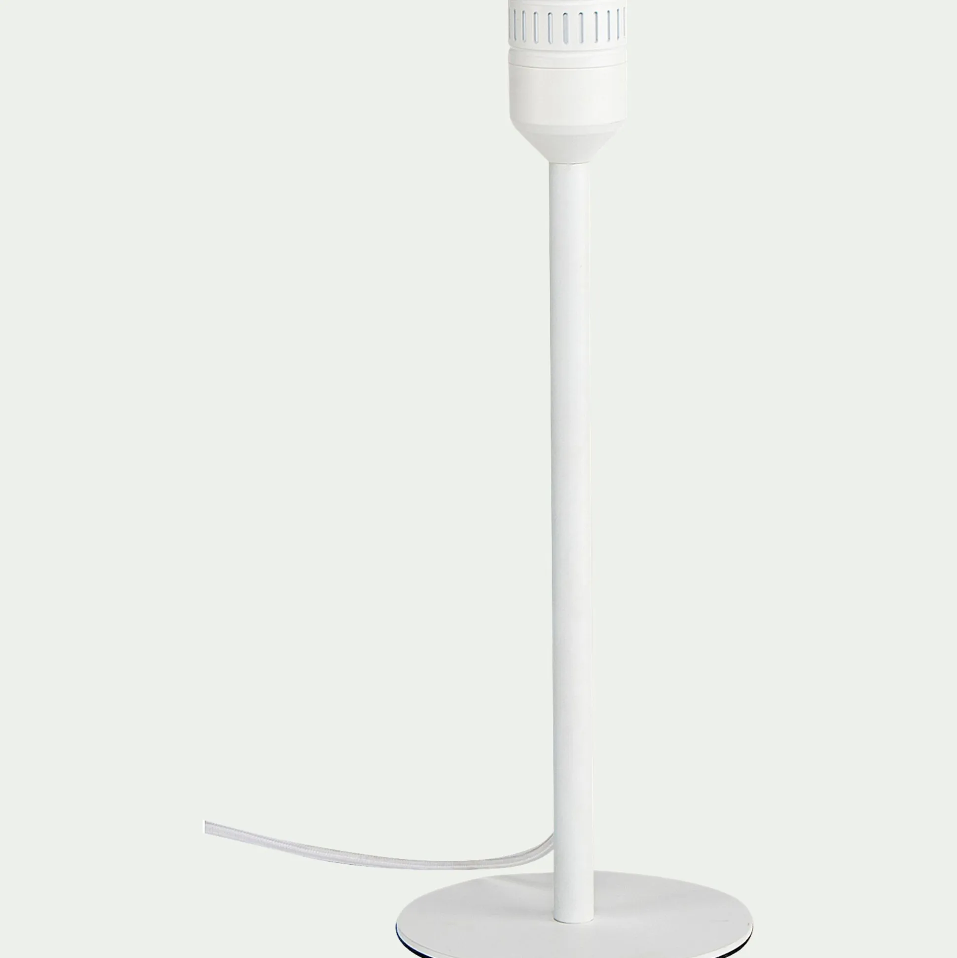 Pied de lampe à poser - blanc H37,5cm