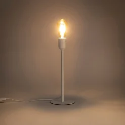 Pied de lampe à poser - blanc H37,5cm