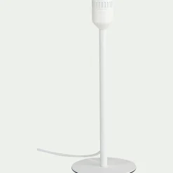 Pied de lampe à poser - blanc H37,5cm