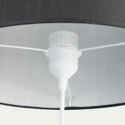Pied de lampe à poser - blanc H37,5cm