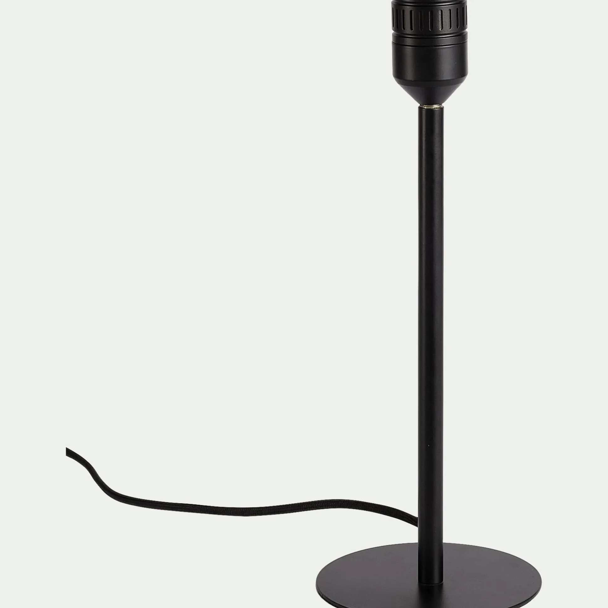 Pied de lampe à poser - noir H37,2cm