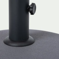Pied de parasol en ciment 30kg gris restanque