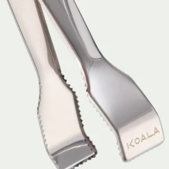 Pince à glaçons en inox - argenté