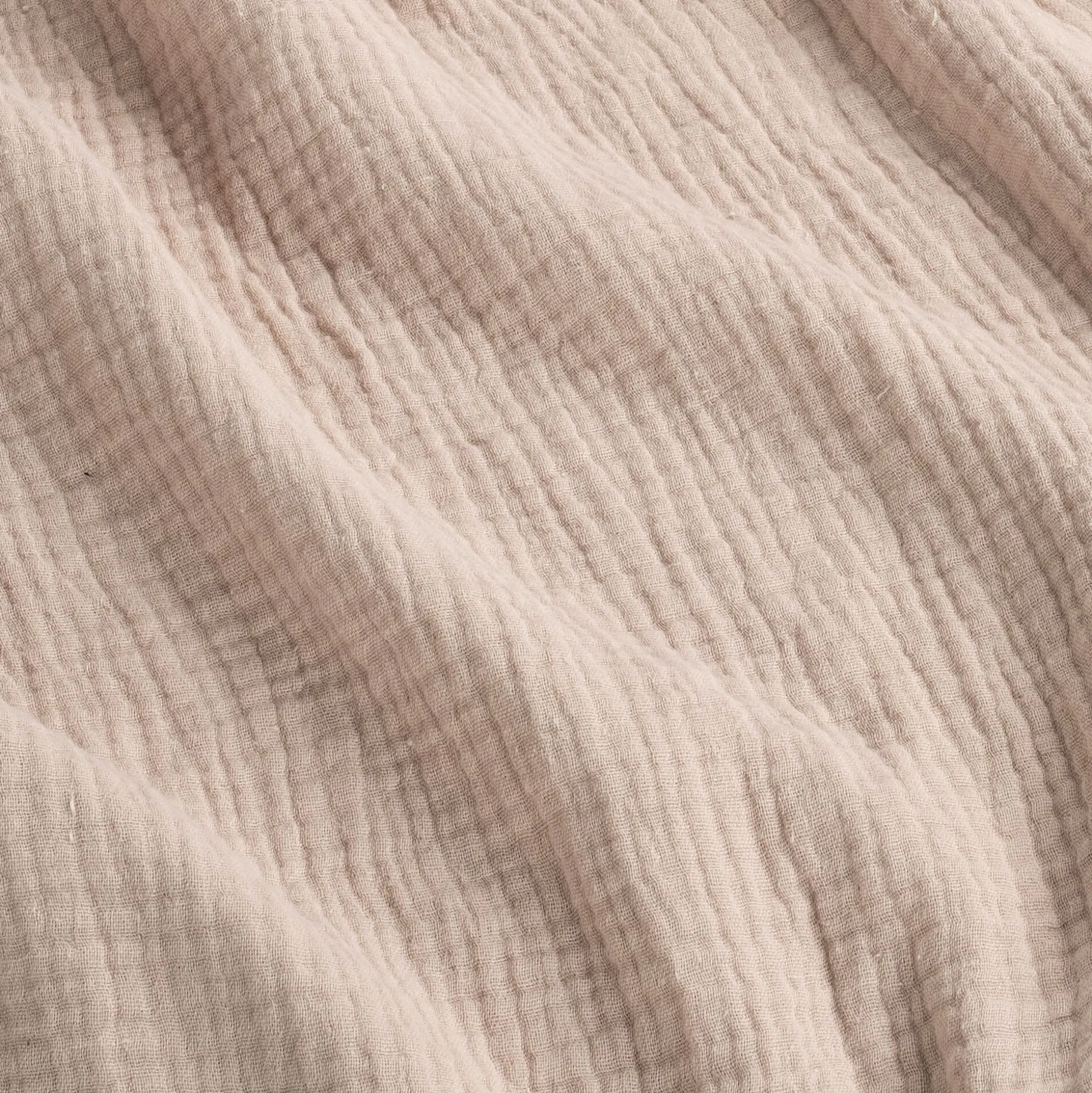 Plaid en gaze de coton - beige alpilles 130x170cm