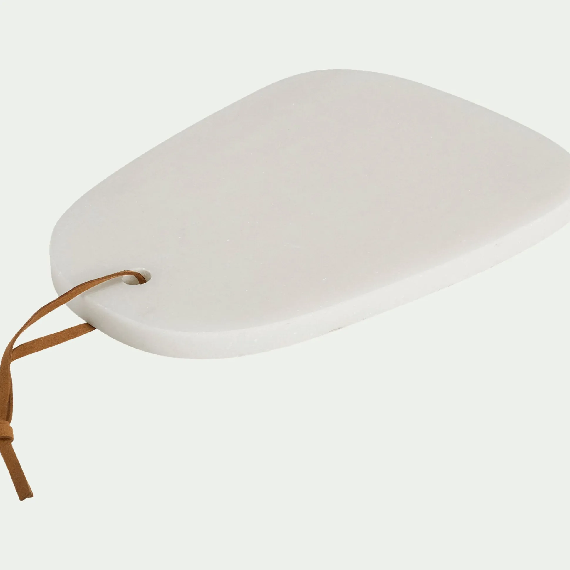 Planche à découper en marbre L30cm - blanc