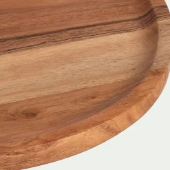 Planche à découper ronde en acacia D40cm