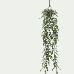 Plante eucalyptus artificielle tombante à suspendre - vert L78cm