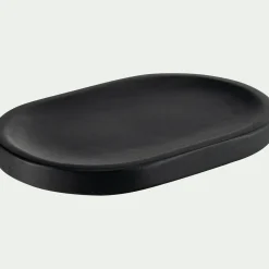 Plateau déco en bois de manguier 30x20cm - noir