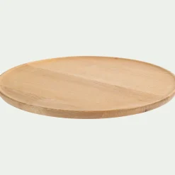 Plateau rond en bois d'acacia D30,5cm - naturel