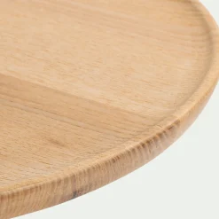 Plateau rond en bois d'acacia D30,5cm - naturel