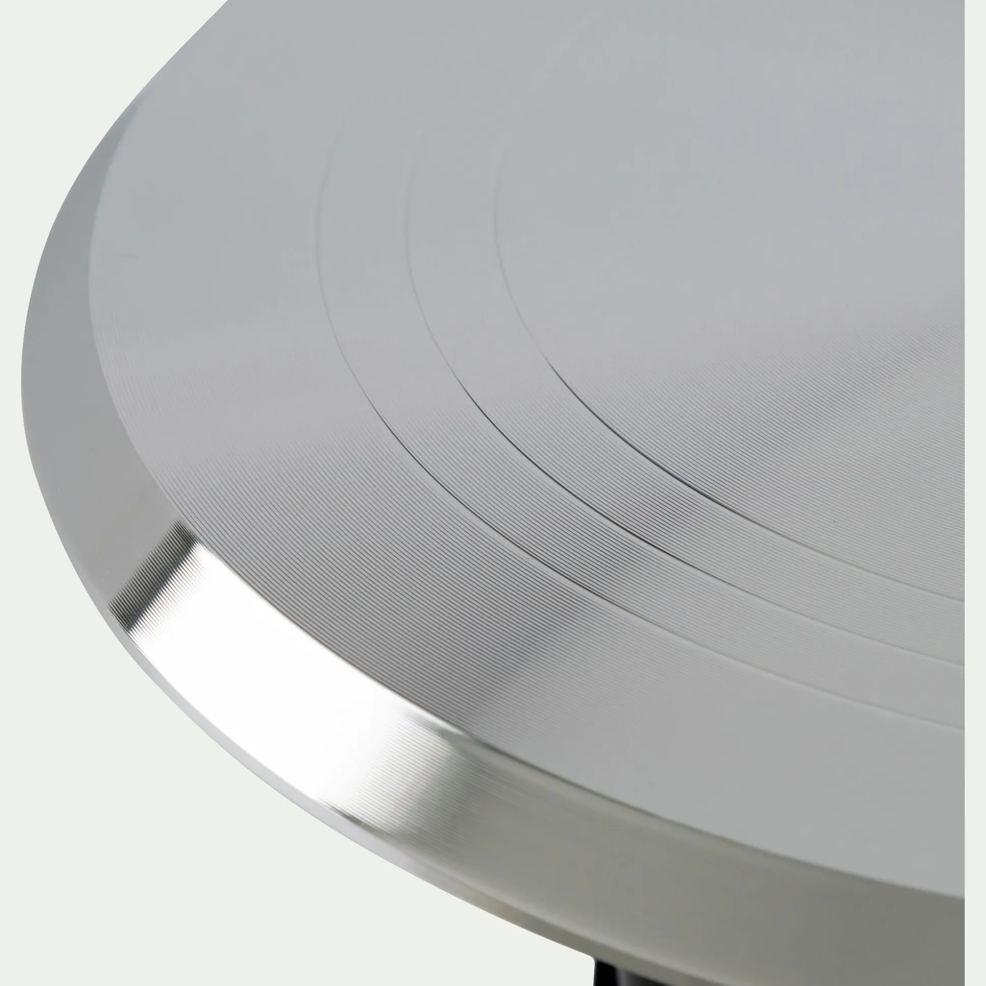 Plateau tournant en inox D31cm - argenté