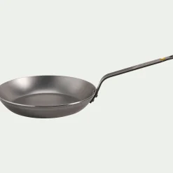 Poêle en tôle De Buyer D24cm - argenté