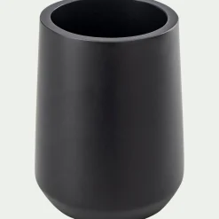 Porte brosse à dent en polyresine - noir
