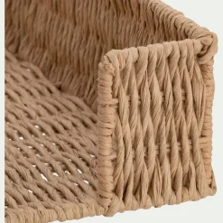 Porte-documents plat en papier L31,5cm - naturel