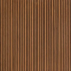Porte en chêne strié avec fond - bois foncé