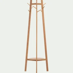 Porte-manteau sur pieds en bois H170cm - bois clair