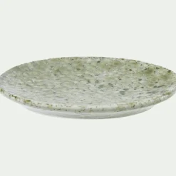 Porte savon en faïence - vert