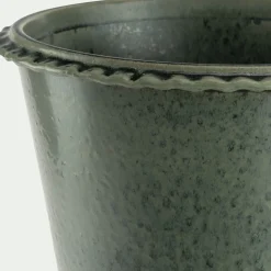 Pot en terre cuite D30cm - vert
