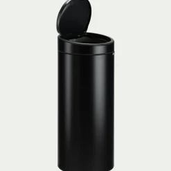 Poubelle Brabantia en acier - noir mat 30L