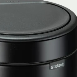 Poubelle Brabantia en acier - noir mat 30L