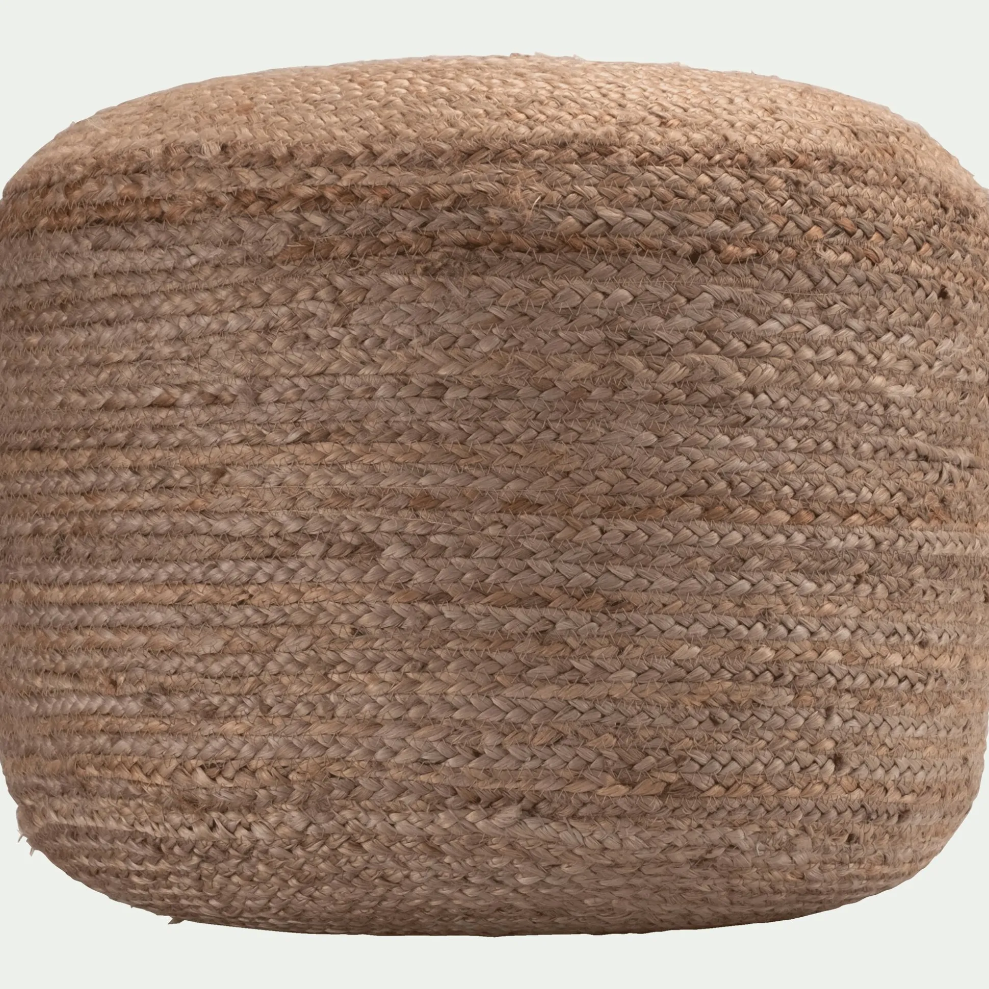 Pouf en jute D50xH40cm - naturel