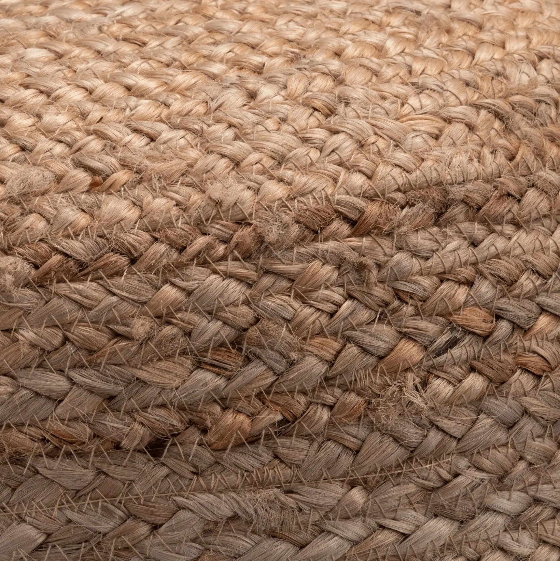 Pouf en jute D50xH40cm - naturel