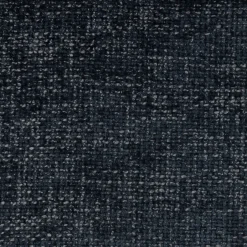 Pouf en tissu chenille - bleu marine