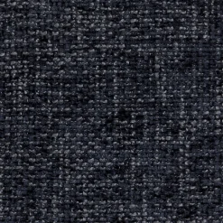 Pouf en tissu chenille - bleu marine