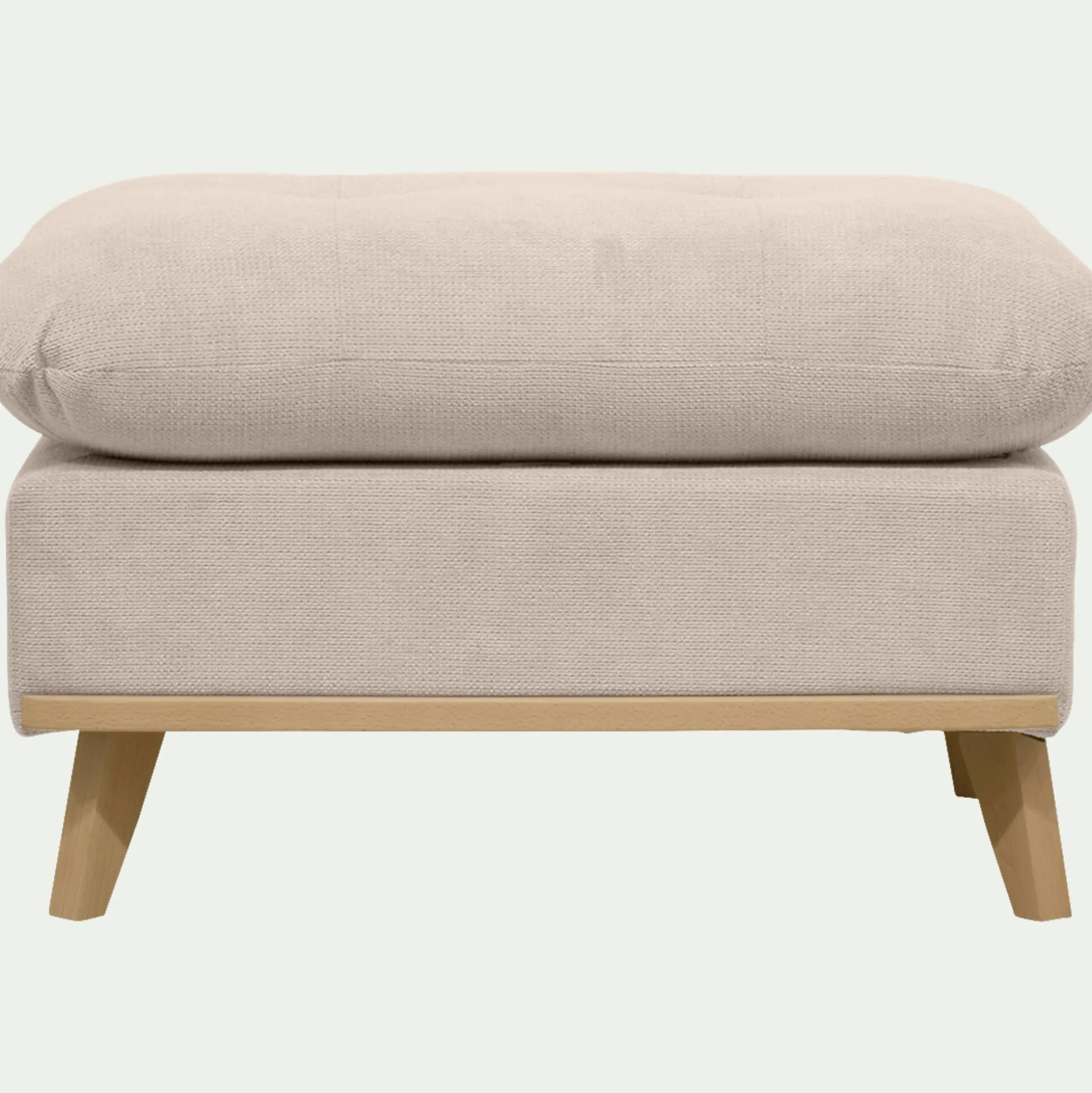 Pouf en tissu crown - beige roucas