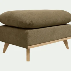 Pouf en tissu crown - vert cèdre