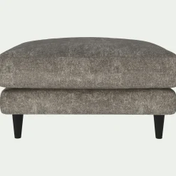 Pouf en tissu genesis - beige alpilles