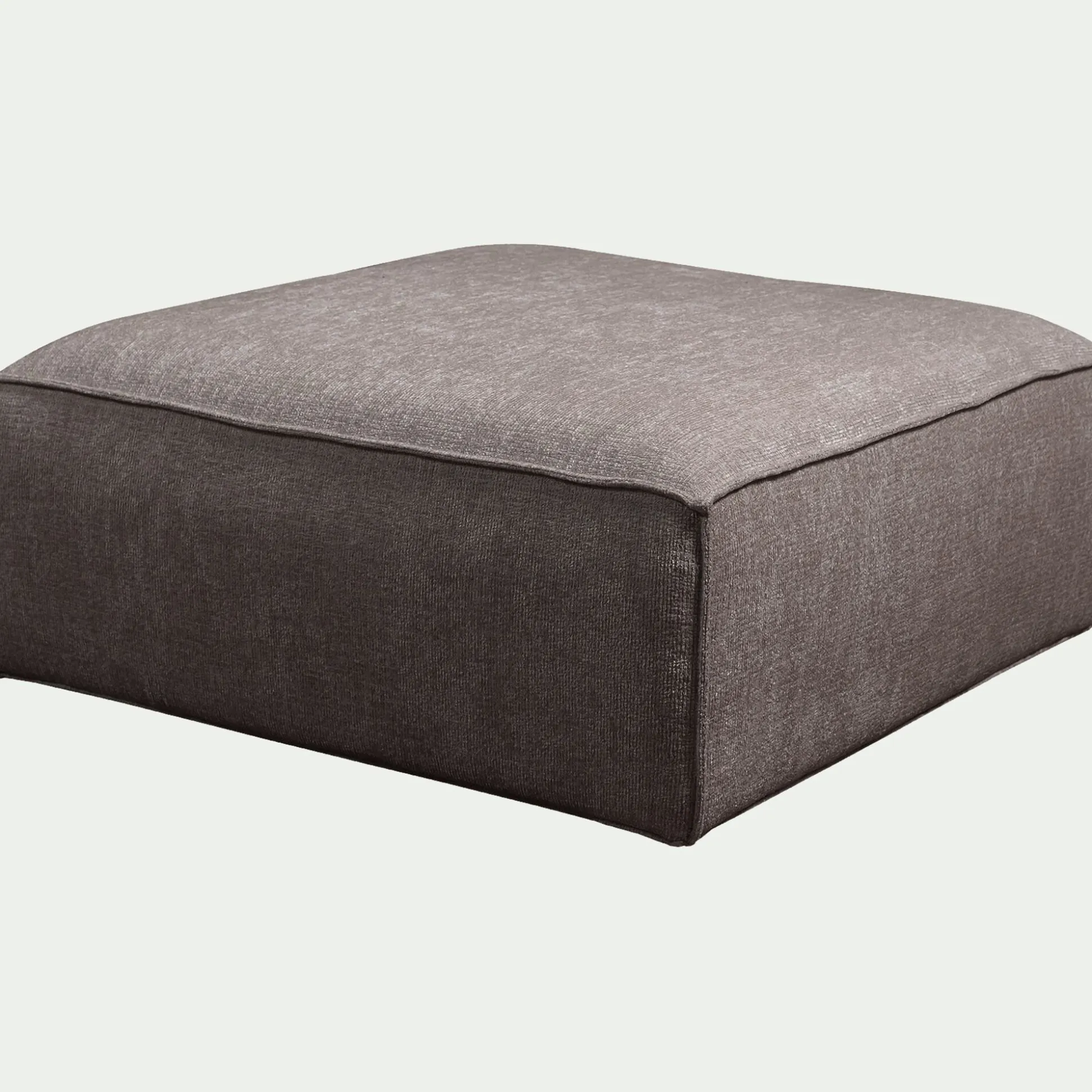 Pouf en tissu genesis - beige roucas